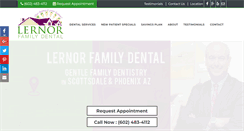 Desktop Screenshot of lernorfamilydental.com